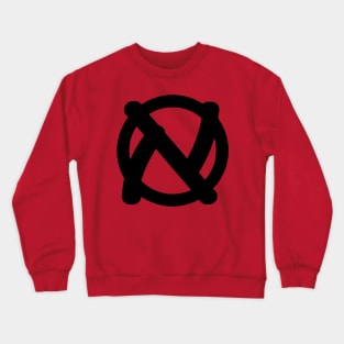 Jewish Anarchist Symbol (DIY Style) Crewneck Sweatshirt